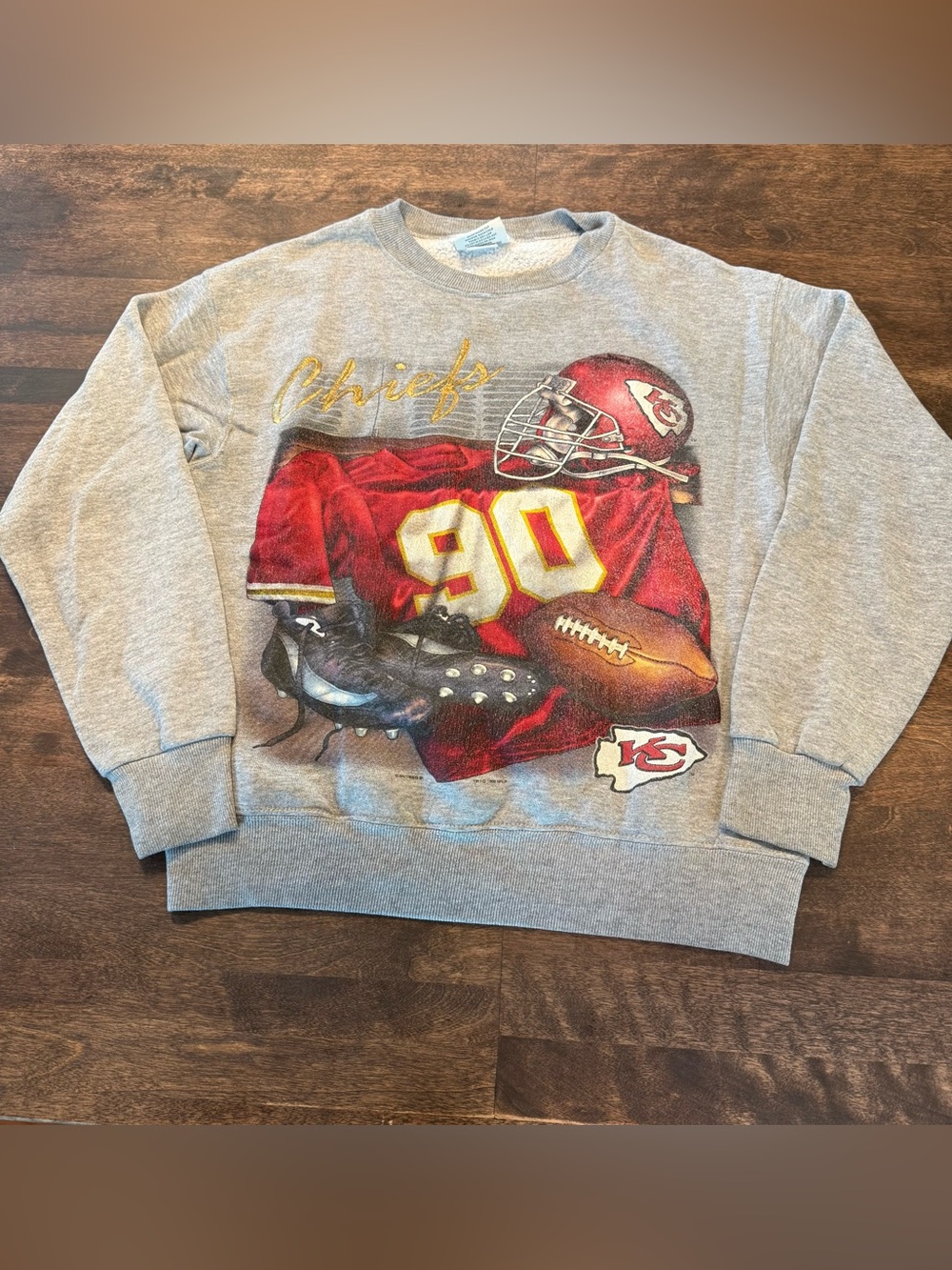 Vintage 1996 Lee Sport Kansas City Chiefs Graphic Sweatshirt Unisex NFL Y2K